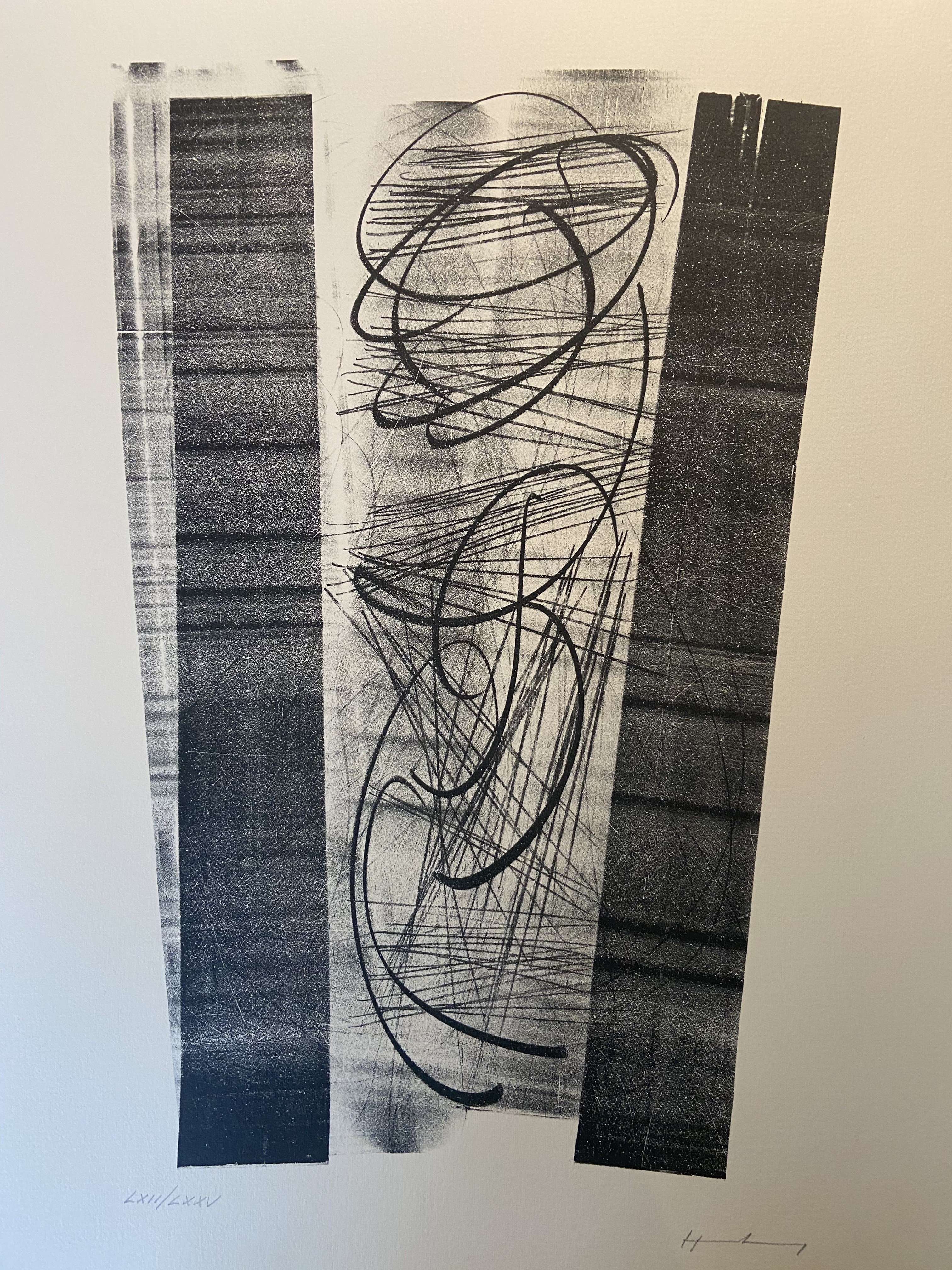 Hans Hartung, Lithographie Farandoles V Hans Hartung, Lithographie Farandoles V
