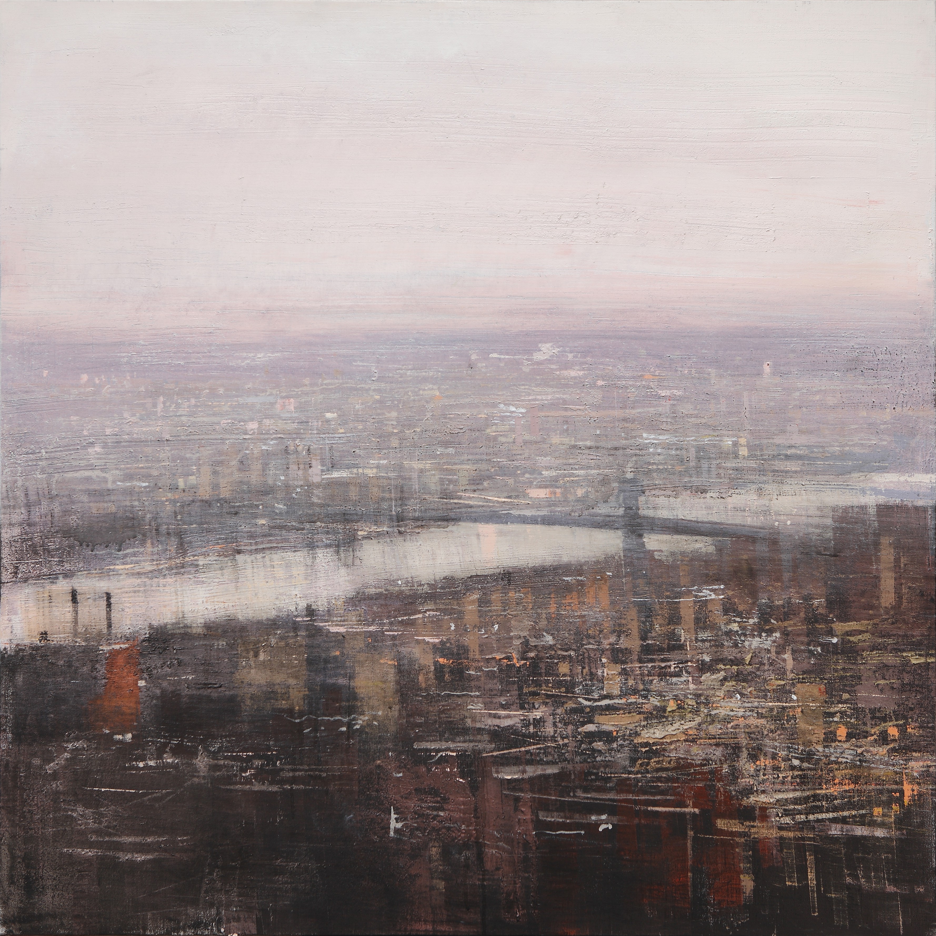 Alejandro Quincoces, NY en día gris y rosa II Alejandro Quincoces, NY en día gris y rosa II