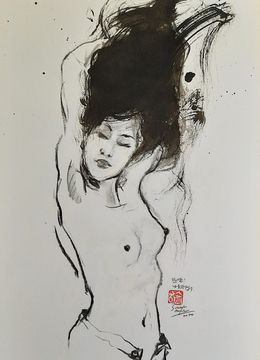 Painting, Un instant je me change 6, Sounya Whang