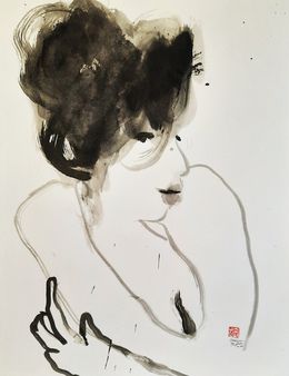 Fine Art Drawings, Portrait Amy Winehouse, Sounya Whang