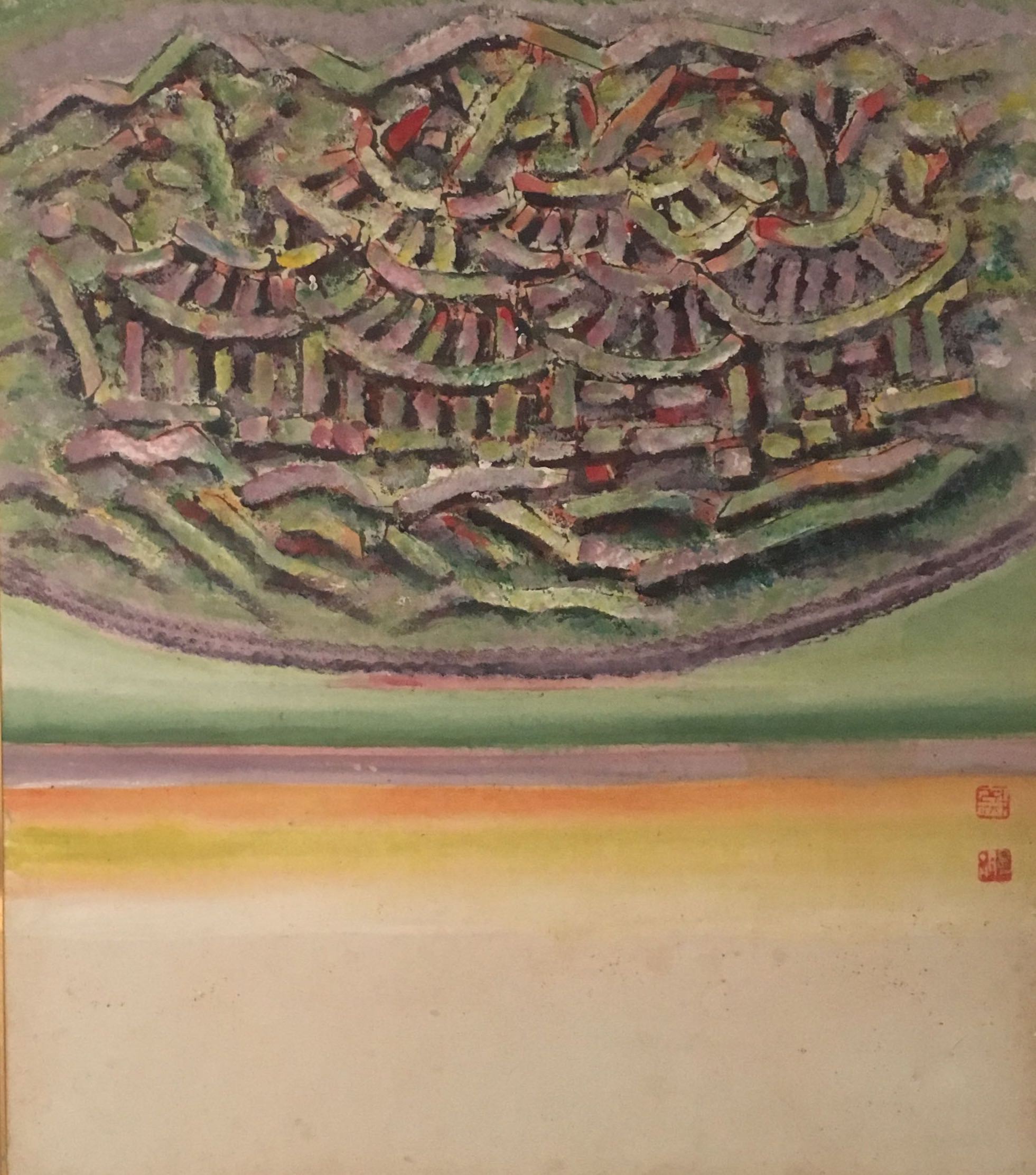 Min Ja Ryu, RYU Minja 1978 Monde Temples World Collection MMCA Museum Modern Contemporary Art Seoul Min Ja Ryu, RYU Minja 1978 Monde Temples World Collection MMCA Museum Modern Contemporary Art Seoul