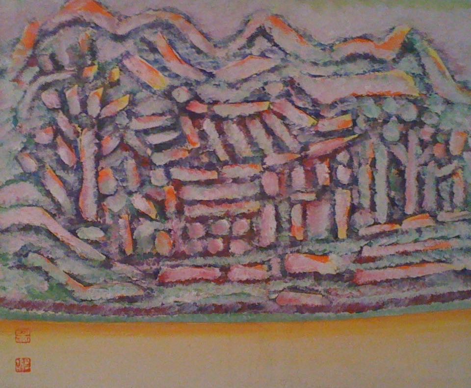 Min Ja Ryu, RYU MINJA 1978 Arbres Temples Trees Collection MMCA Museum Modern Contemporary Art Seoulum Min Ja Ryu, RYU MINJA 1978 Arbres Temples Trees Collection MMCA Museum Modern Contemporary Art Seoulum
