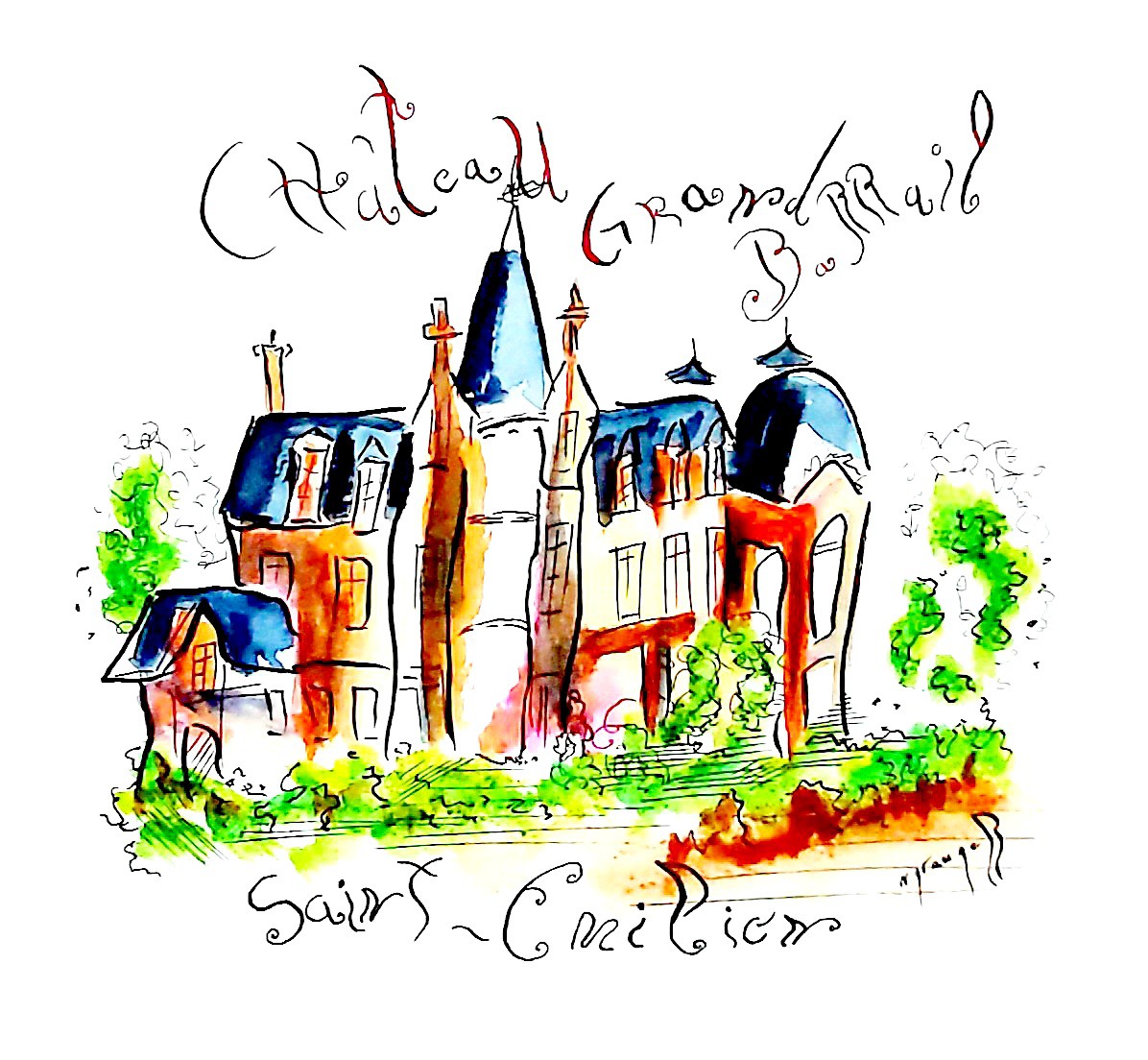 Noël Granger, Le château du Grand Barrail Noël Granger, Le château du Grand Barrail