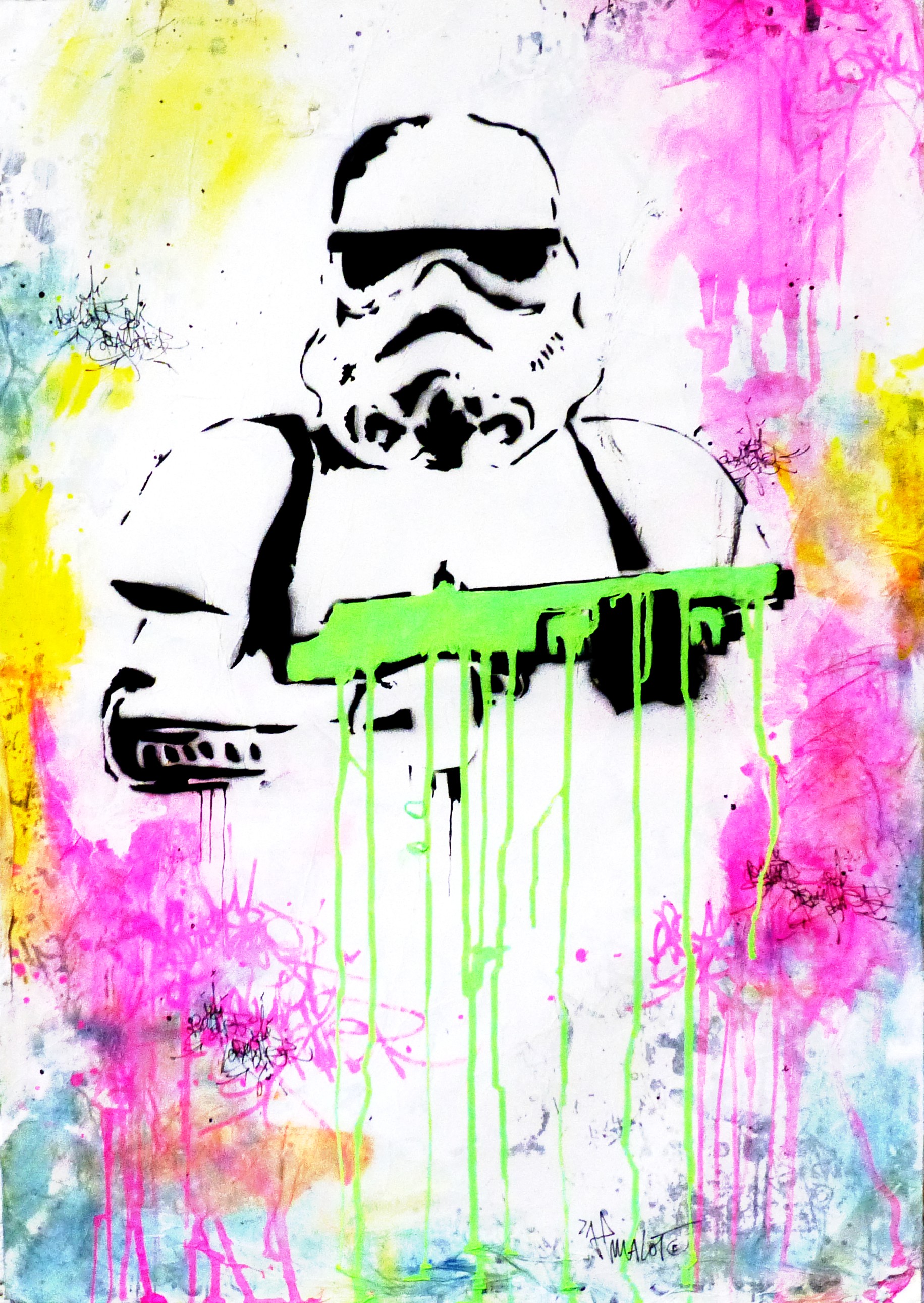 JP Malot, Original Stormtrooper. Unique. Signed JP Malot, Original Stormtrooper. Unique. Signed