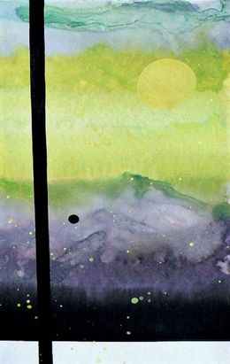 Painting, Lune écrit poésie, Sounya Whang