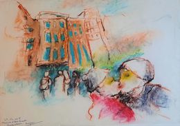 Painting, Amsterdam - les amants, Sounya Whang