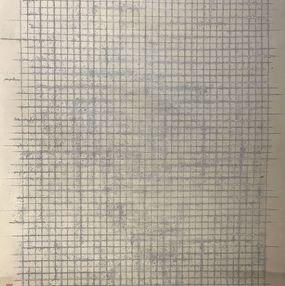 Peinture, 1979 KIM HAN MMCA Museum Art Moderne Seoul Collection Art Géométrique Carrés argent Silver Squares Geometrical Art, Kim HAN
