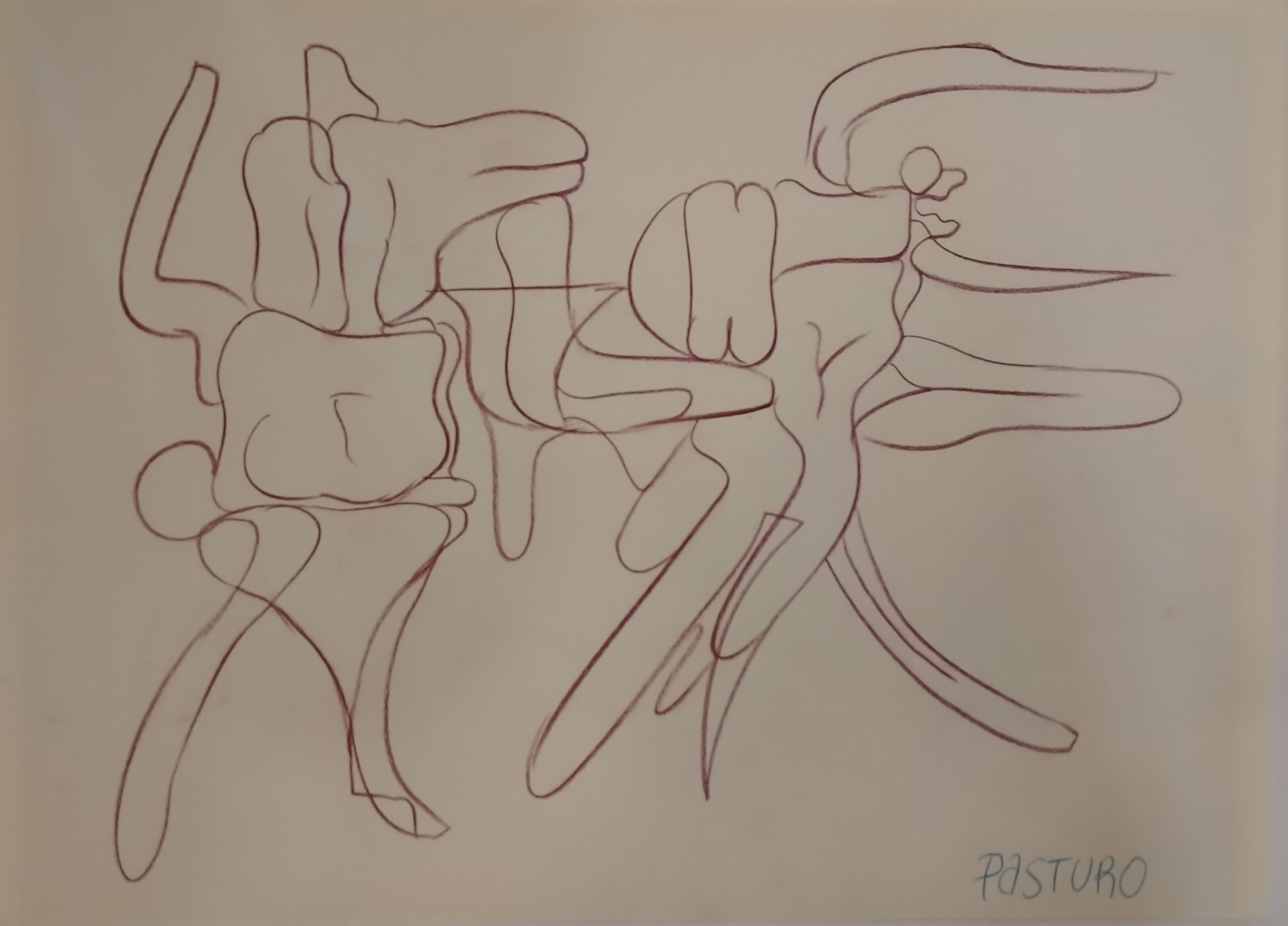 Pasturo, Dessin original - Sans titre Pasturo, Dessin original - Sans titre