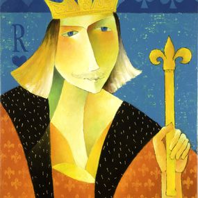 Les cartes : le roi, Françoise Collandre