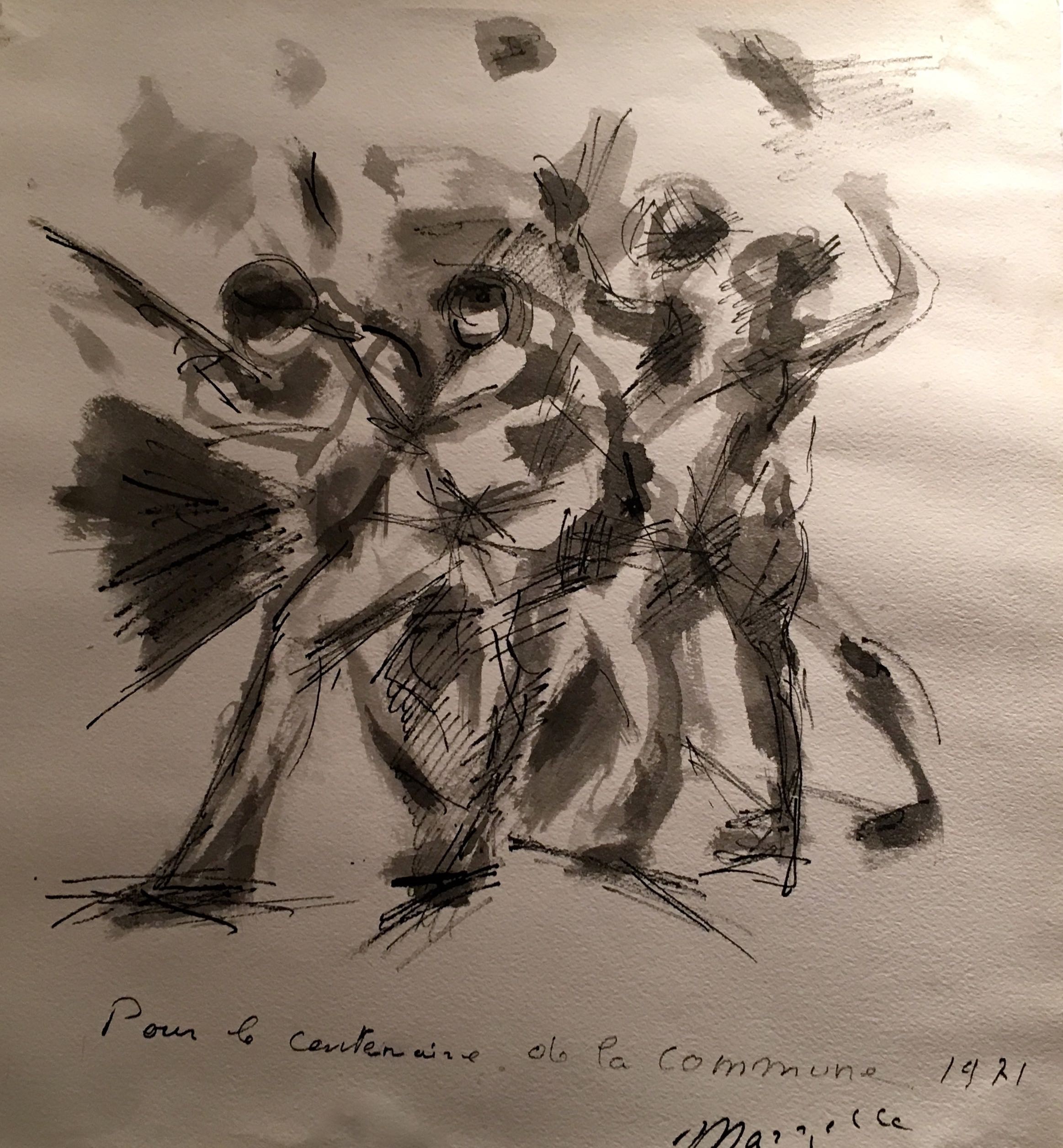Jean Marzelle, 1971 La Commune Centenaire Jean Marzelle, 1971 La Commune Centenaire