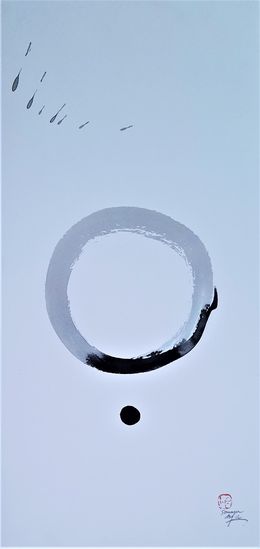 Painting, Zen cercle, Sounya Whang