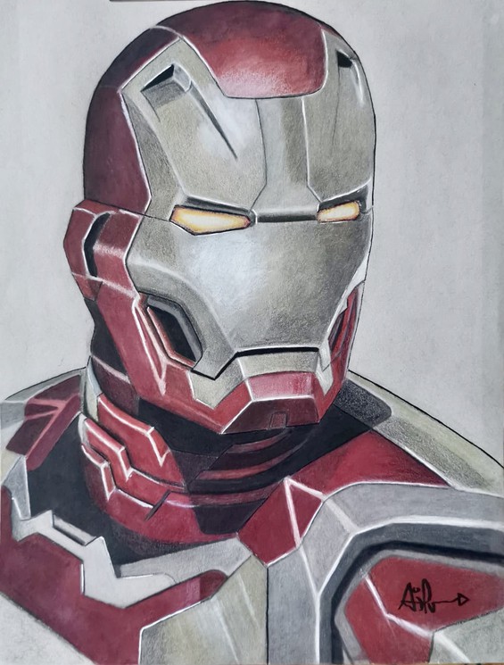 ▷ Iron man por Hervé Clare (Air V), 2019 | Dibujo | Artsper (968775)