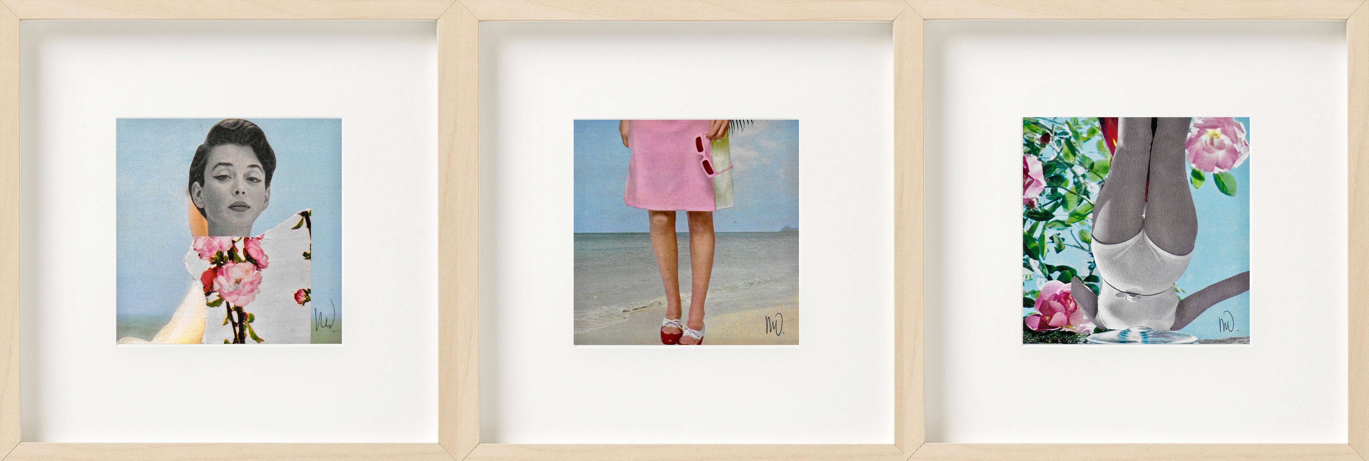 Marian Williams, La Vie en Rose, Triptych Marian Williams, La Vie en Rose, Triptych