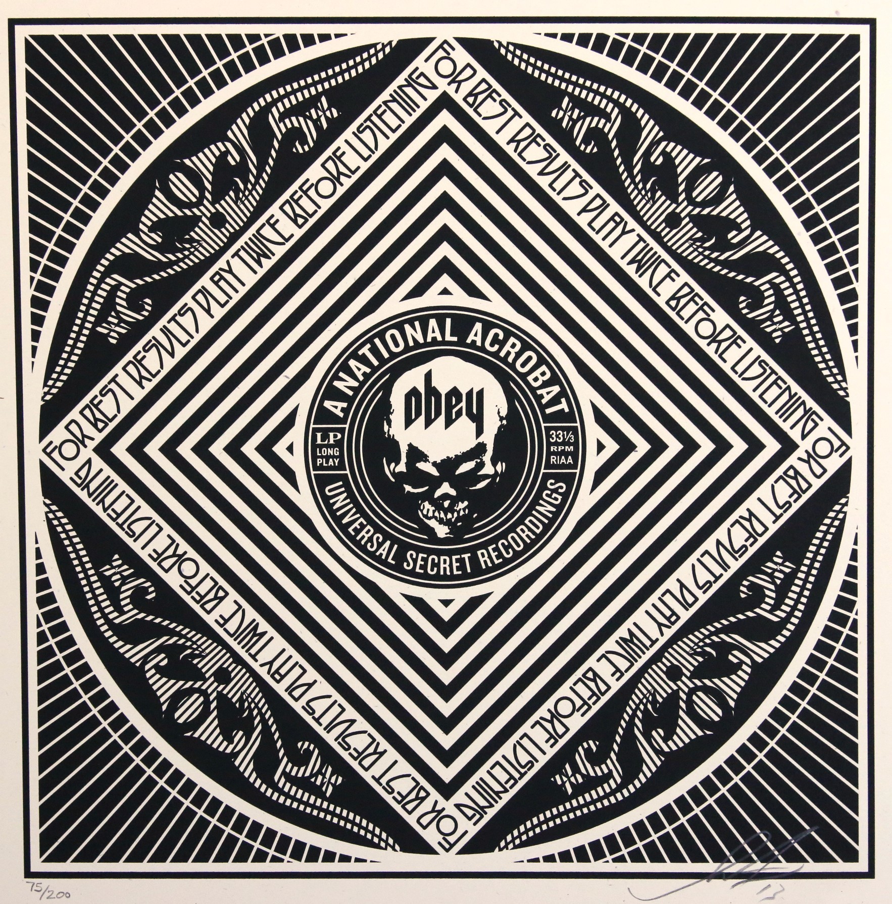 Shepard Fairey (Obey), National Acrobat Shepard Fairey (Obey), National Acrobat