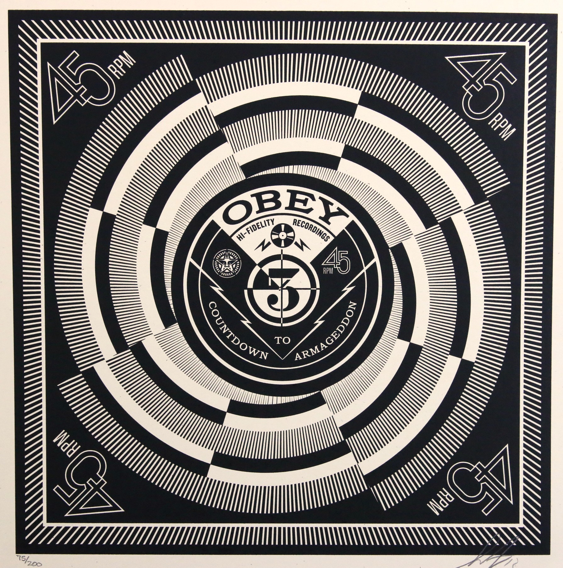 Shepard Fairey (Obey), Countdown To Armageddon Shepard Fairey (Obey), Countdown To Armageddon