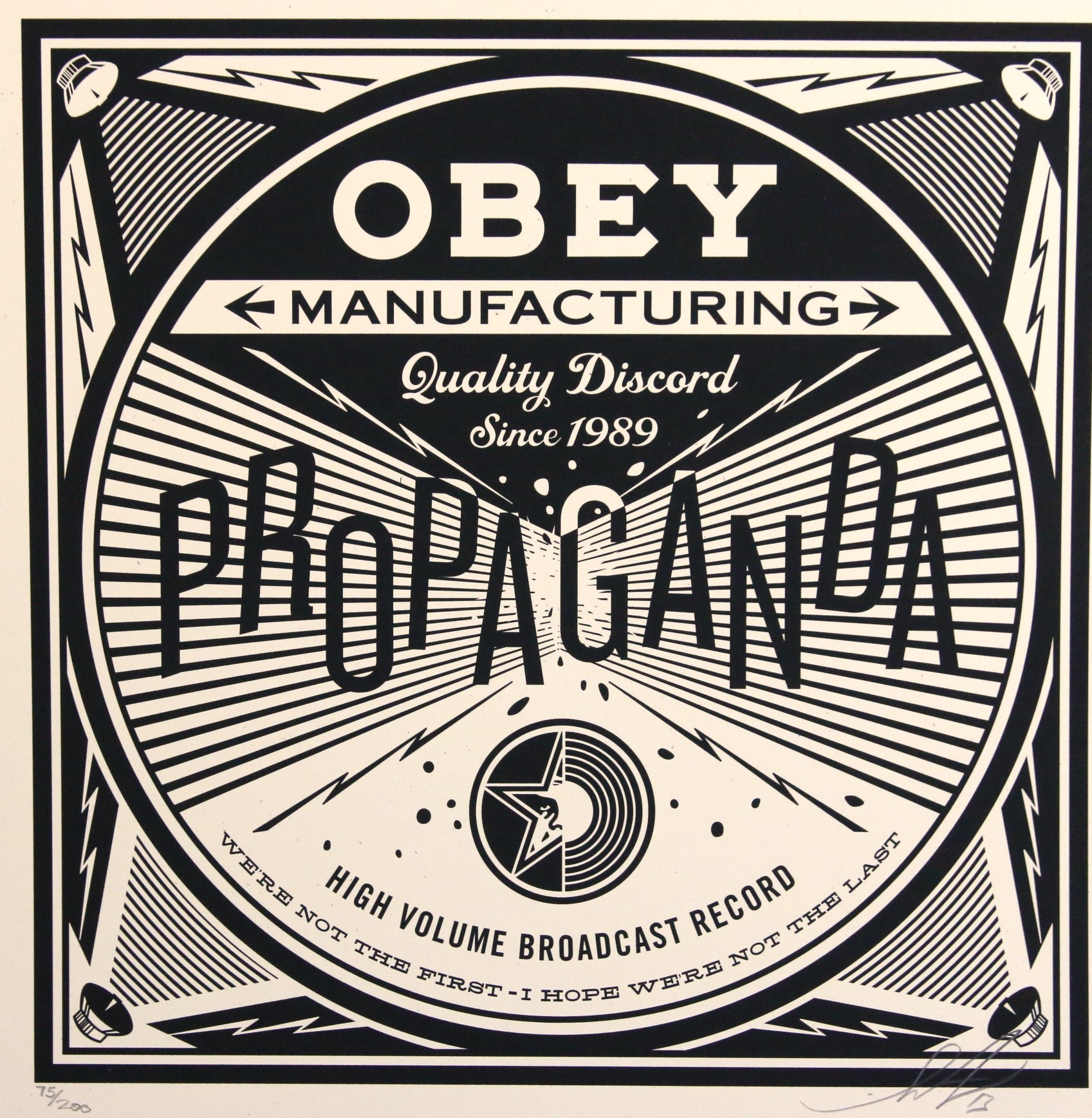 Shepard Fairey (Obey), Quality Discord Shepard Fairey (Obey), Quality Discord