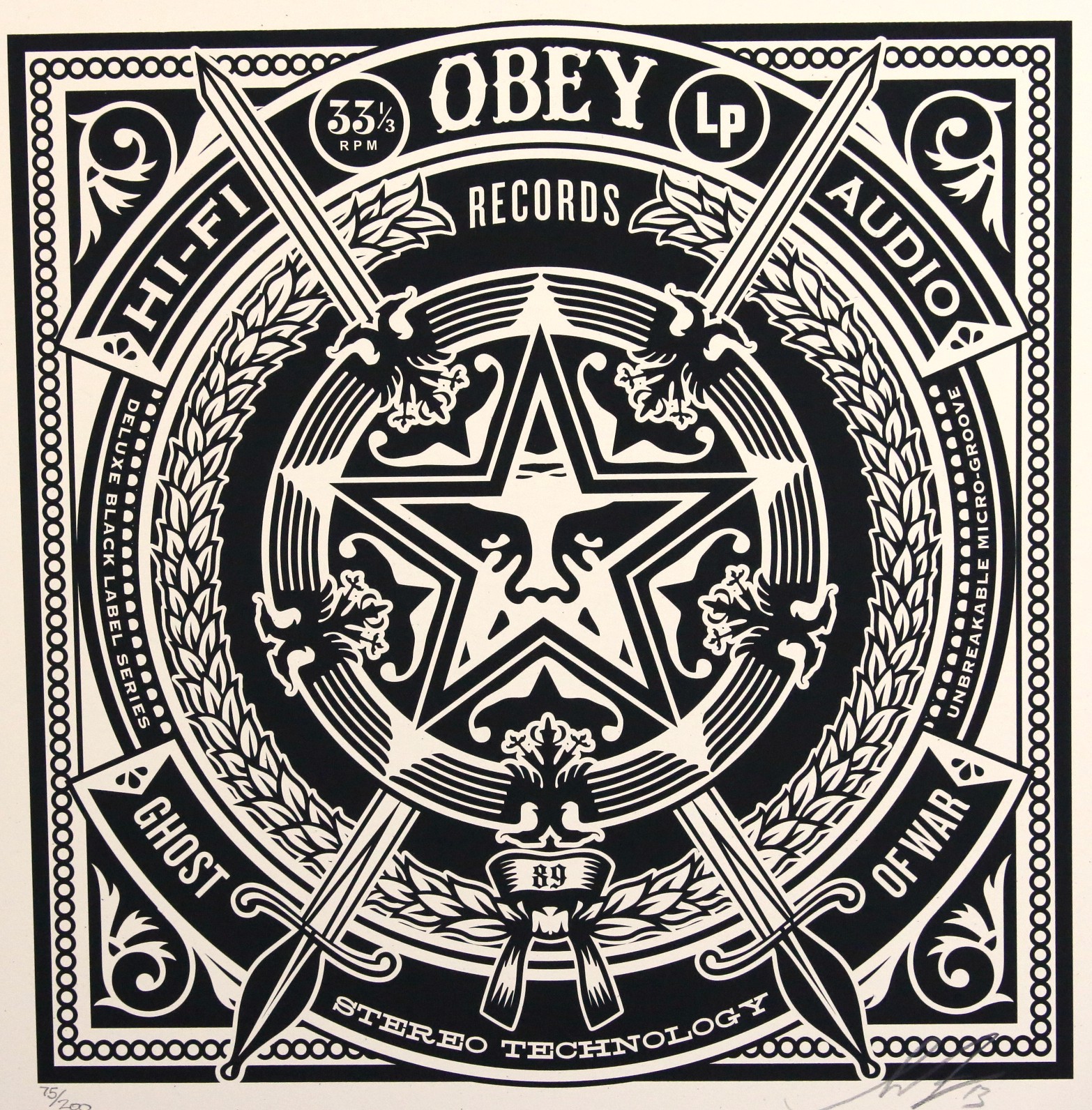 Shepard Fairey (Obey), Ghost Of War Shepard Fairey (Obey), Ghost Of War