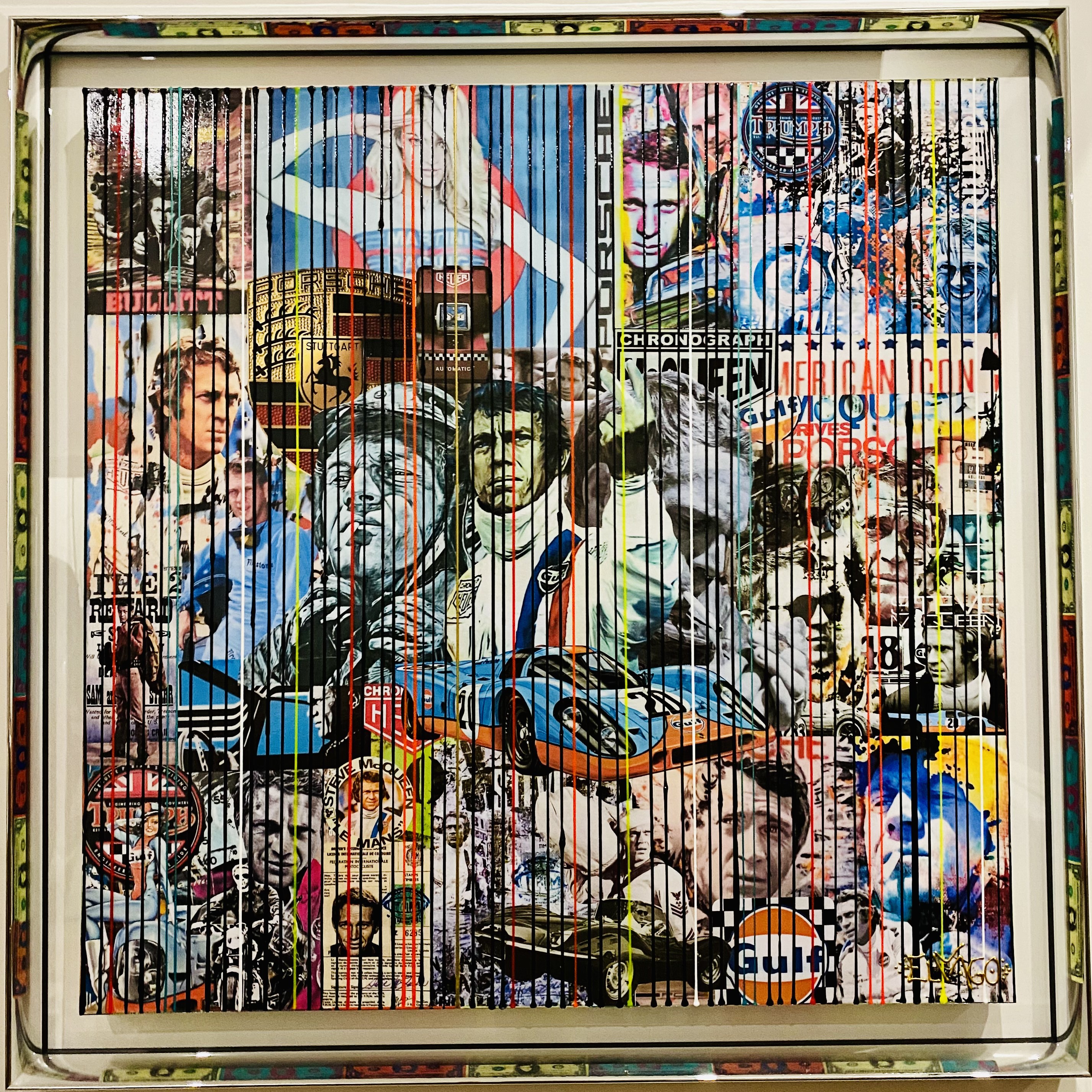 Elmago, Code Barre Steve McQueen porsche Gulf Elmago, Code Barre Steve McQueen porsche Gulf