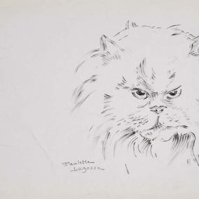 Peinture, The Cat, Marie-Paulette Lagosse