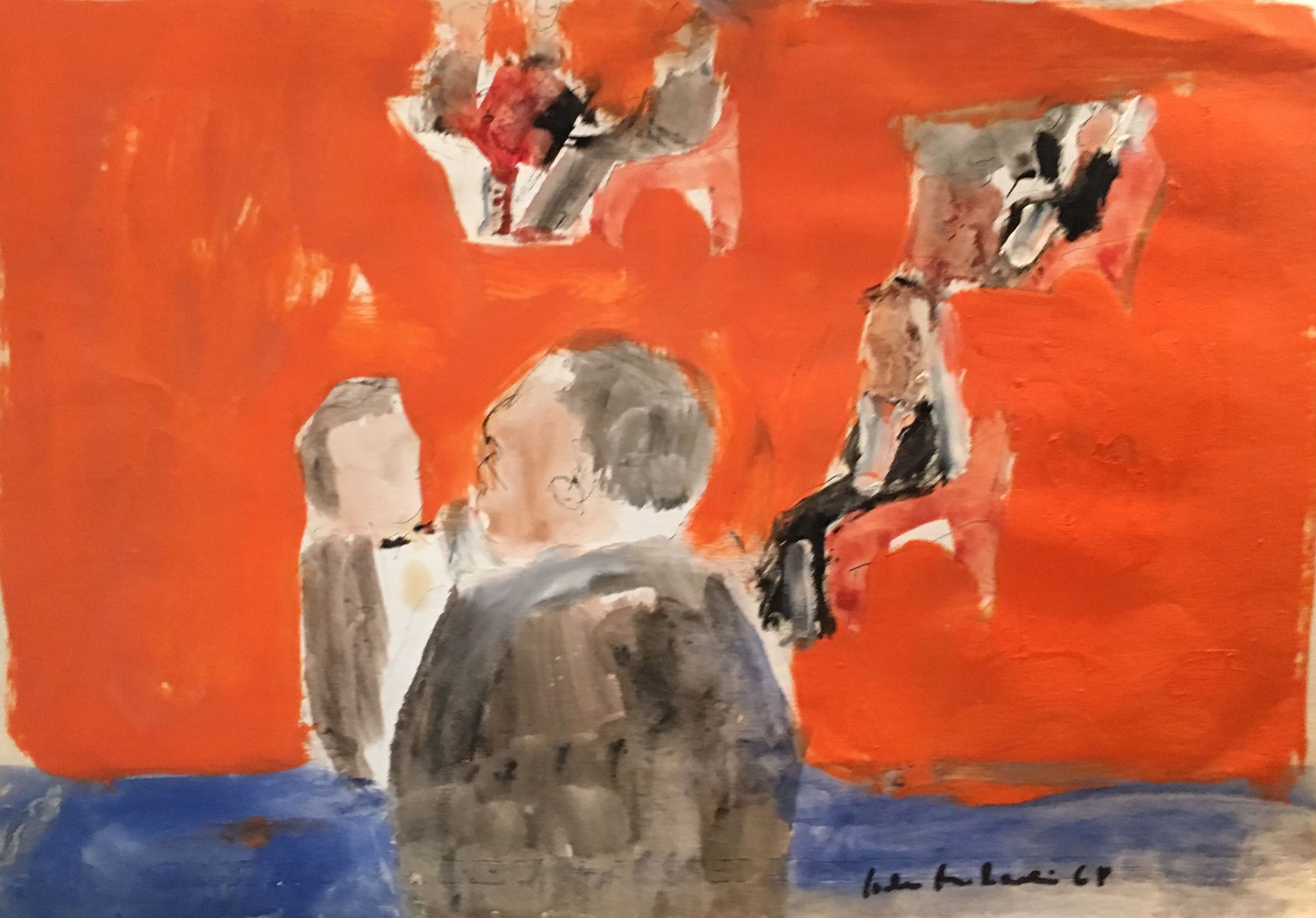 Jochen Michaelis, 1966 Paris Orange Maître d'hôtel au restaurant Maître d'Hotel Jochen Michaelis, 1966 Paris Orange Maître d'hôtel au restaurant Maître d'Hotel
