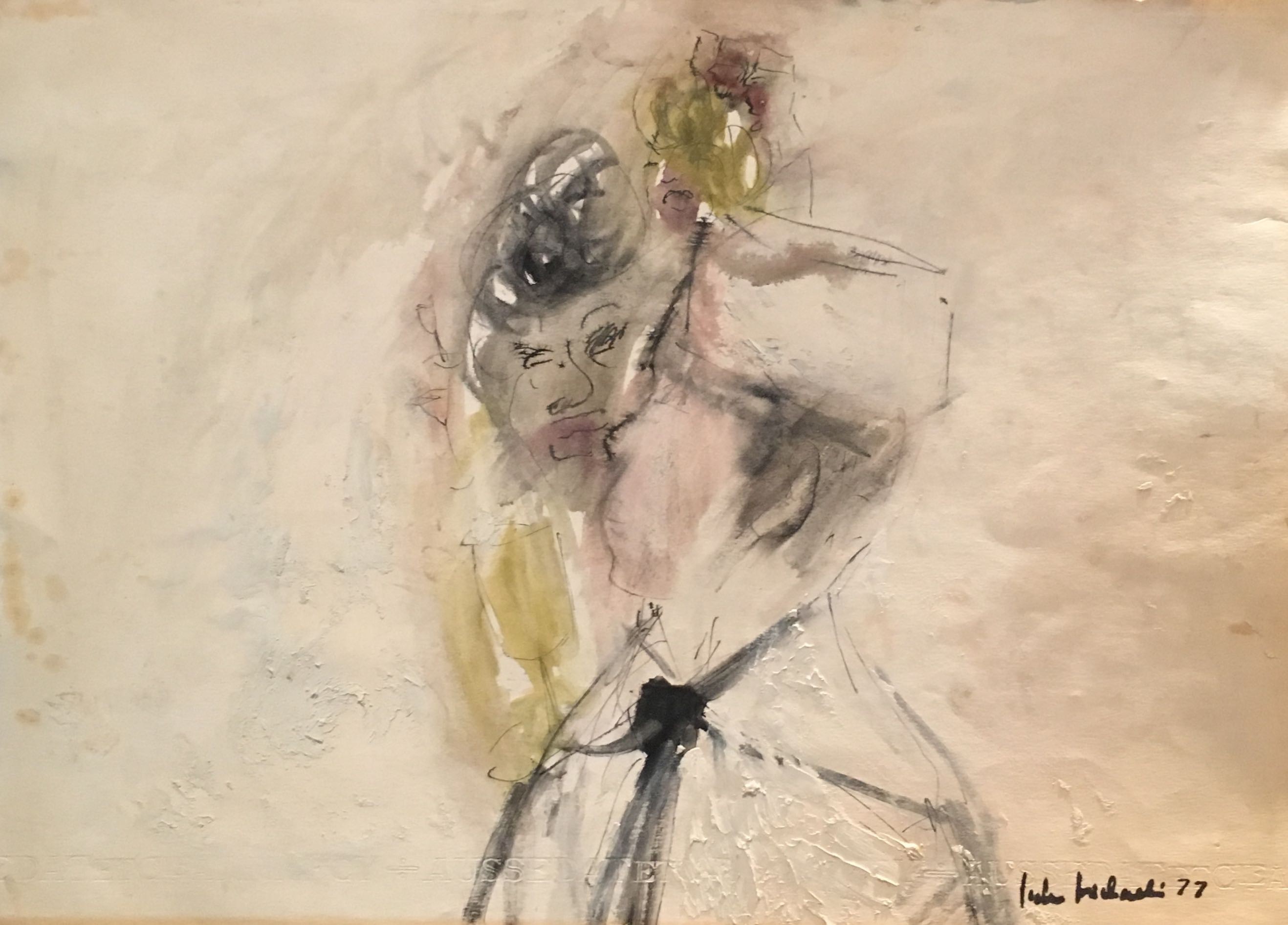 Jochen Michaelis, 1977 White Paris Blanc, Le marin et l'entraineuse White Paris The sailor and the lady Jochen Michaelis, 1977 White Paris Blanc, Le marin et l'entraineuse White Paris The sailor and the lady