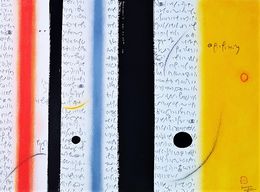 Painting, Méditation Trace et Signe, Sounya Whang