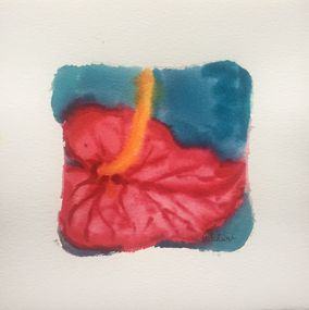 Gemälde, Fleur 100, Viola Schiviz