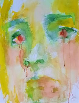 Painting, Méditation regard, Sounya Whang