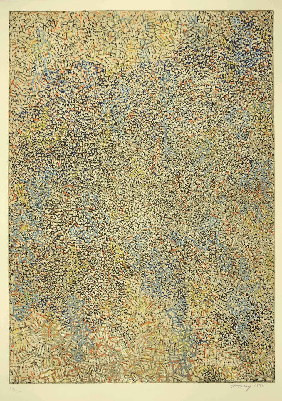 Mark Tobey, Abstract Composition Mark Tobey, Abstract Composition