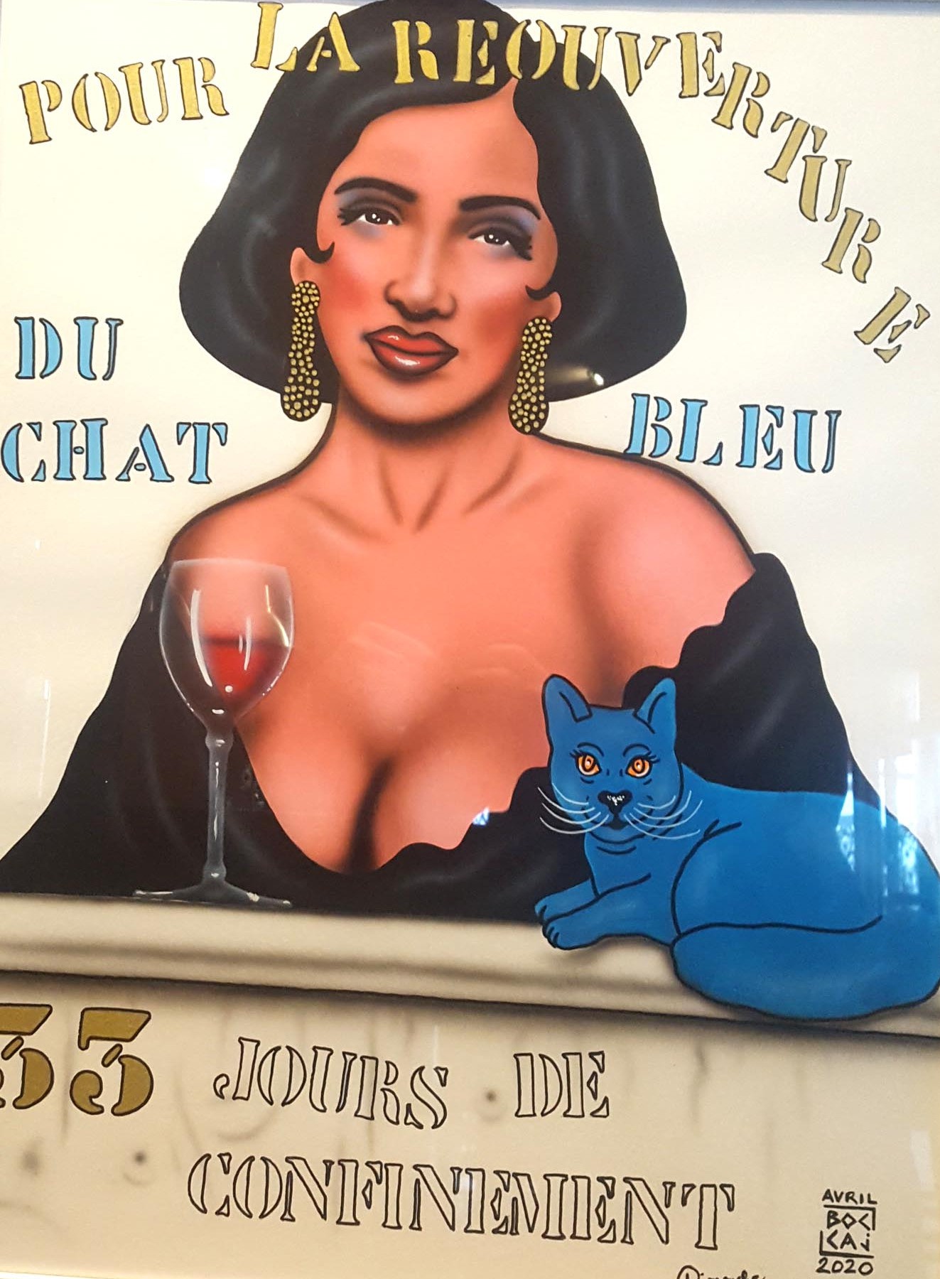Jean-Paul Bocaj, Le chat bleu Jean-Paul Bocaj, Le chat bleu