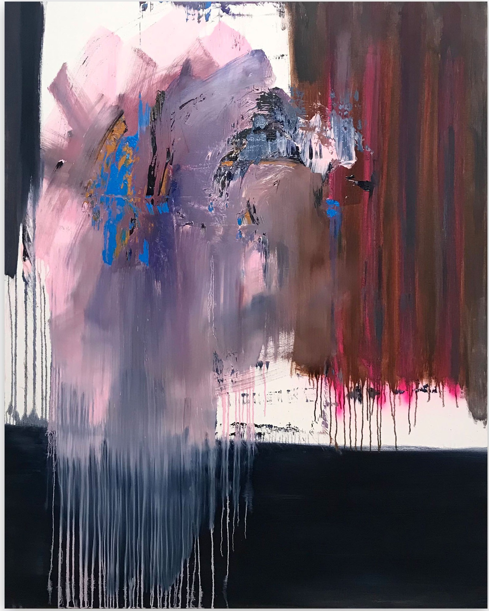 Tommaso Fattovich, Libet's Delay (Abstract painting) Tommaso Fattovich, Libet's Delay (Abstract painting)