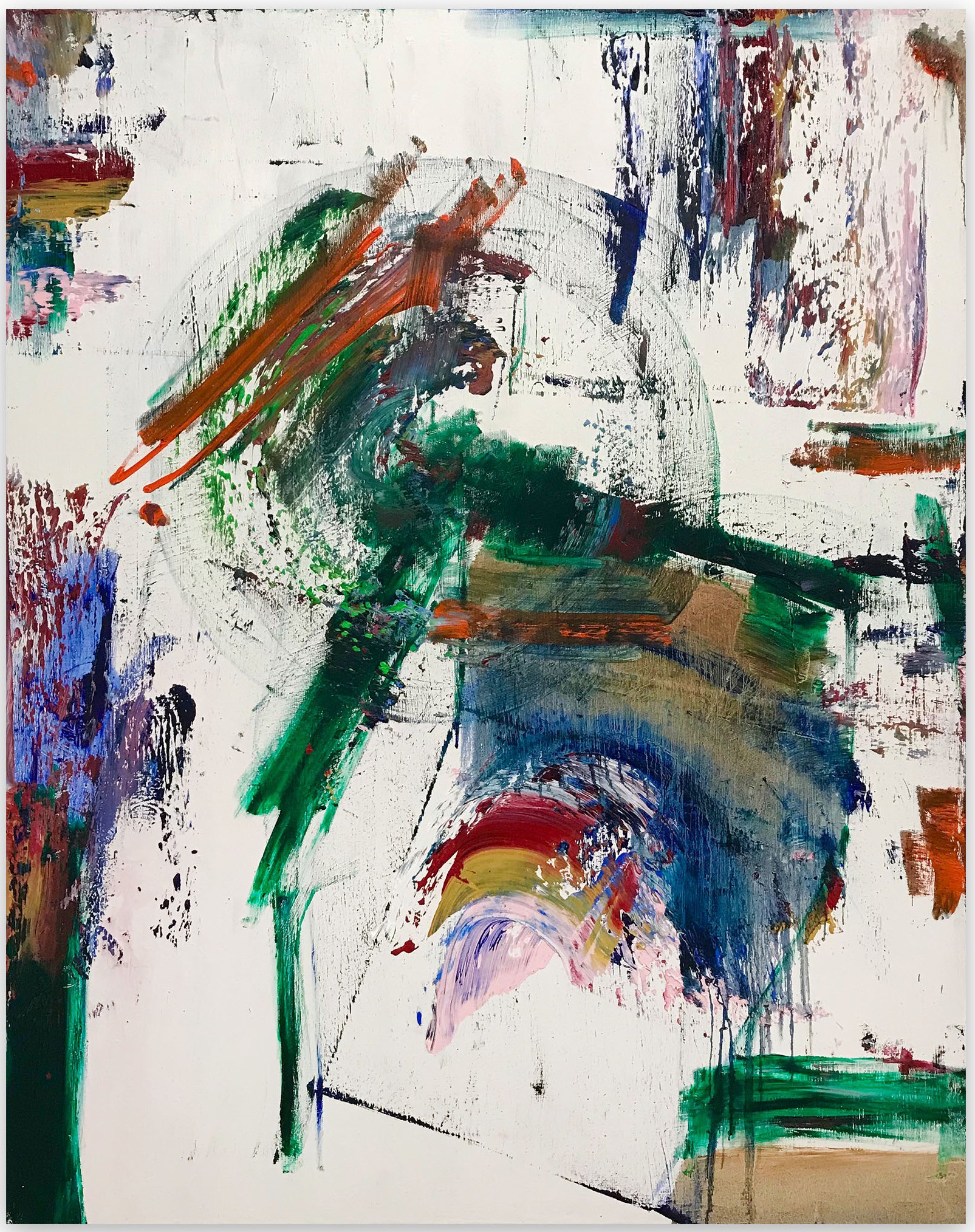 Tommaso Fattovich, Primavera A Roma (Abstract painting) Tommaso Fattovich, Primavera A Roma (Abstract painting)