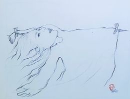 Dessin, Autoportrait, Sounya Whang