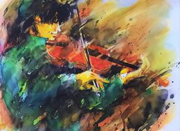Gemälde, Violoniste, Sounya Whang