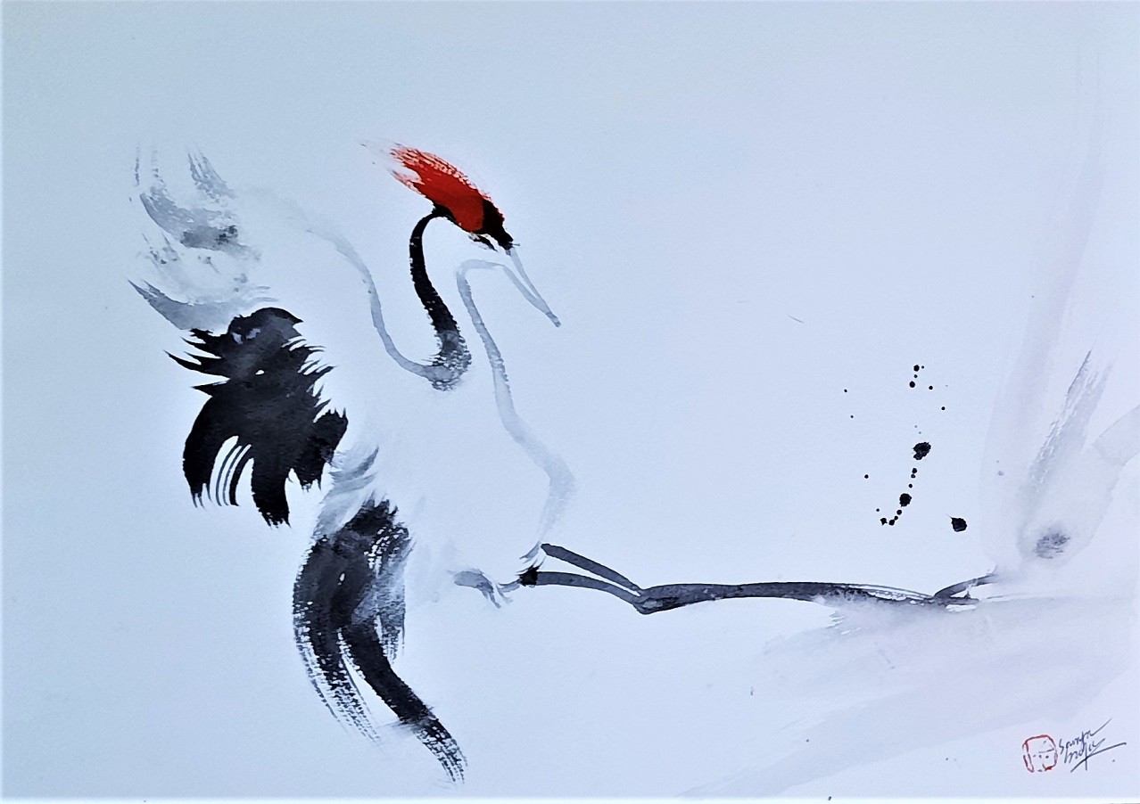 Sounya Whang, Oiseau grue Sounya Whang, Oiseau grue