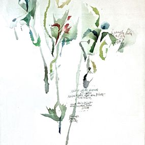 Painting, 1993 Vert Rainer Maria Rilke Green, Joze Ciuha