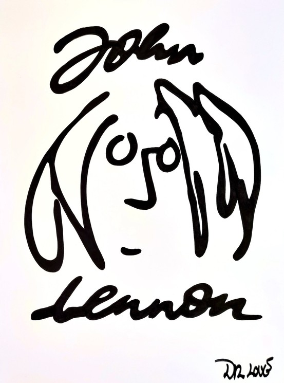 John Lennon By Dr Love 21 Painting Artsper
