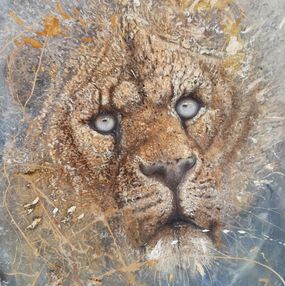 Peinture, Lion, Georges Rossi