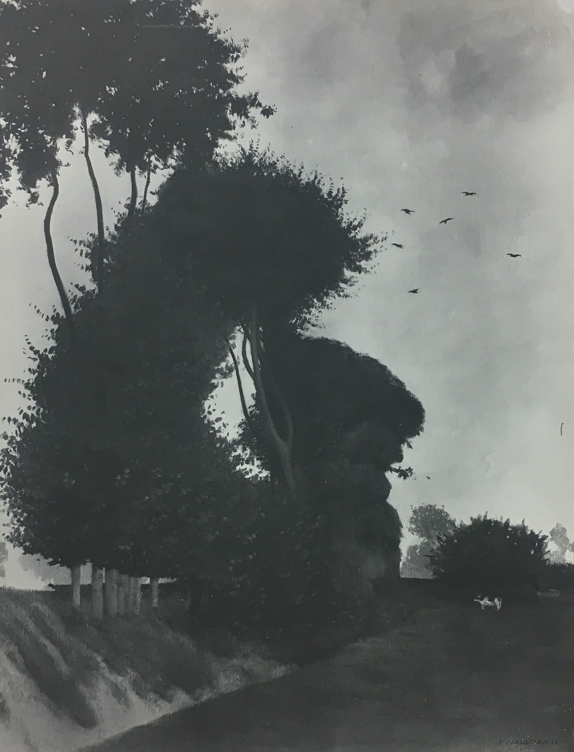 Eugène Druet, Félix VALLOTTON (1865-1925) Bouquet d'arbres Trees Eugène Druet, Félix VALLOTTON (1865-1925) Bouquet d'arbres Trees