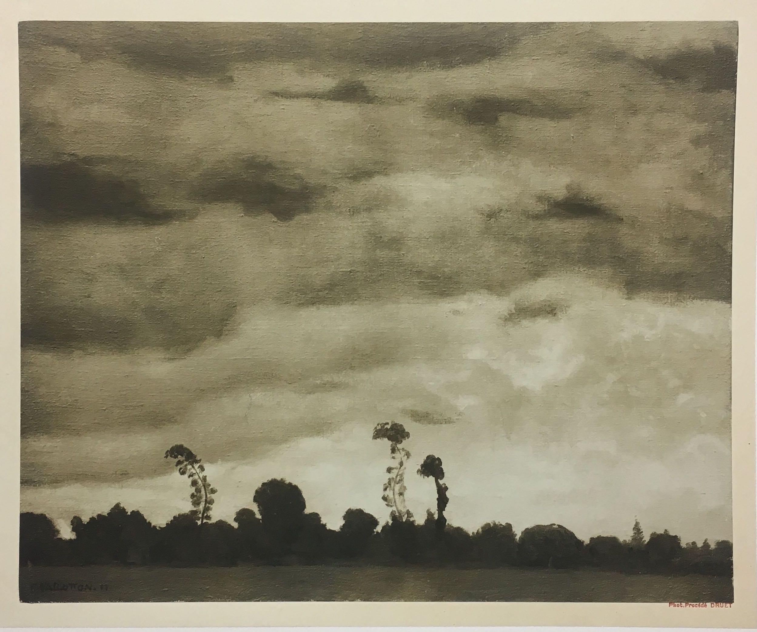 Eugène Druet, 1915 Nuages Clouds Eugène Druet, 1915 Nuages Clouds
