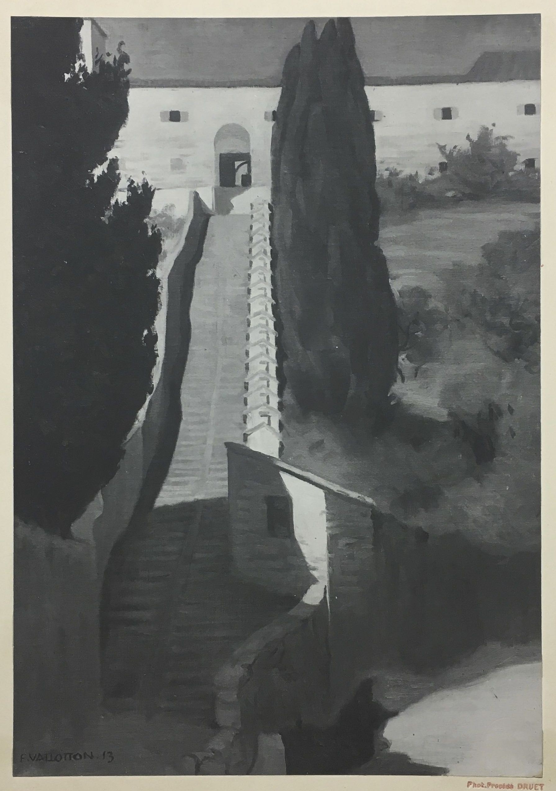 Eugène Druet, Escalier du couvent Santo Marco Perugia Eugène Druet, Escalier du couvent Santo Marco Perugia