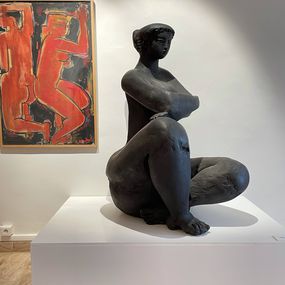 Scultura, Egèe assise h cm 140 (bronze), Antoniucci Volti