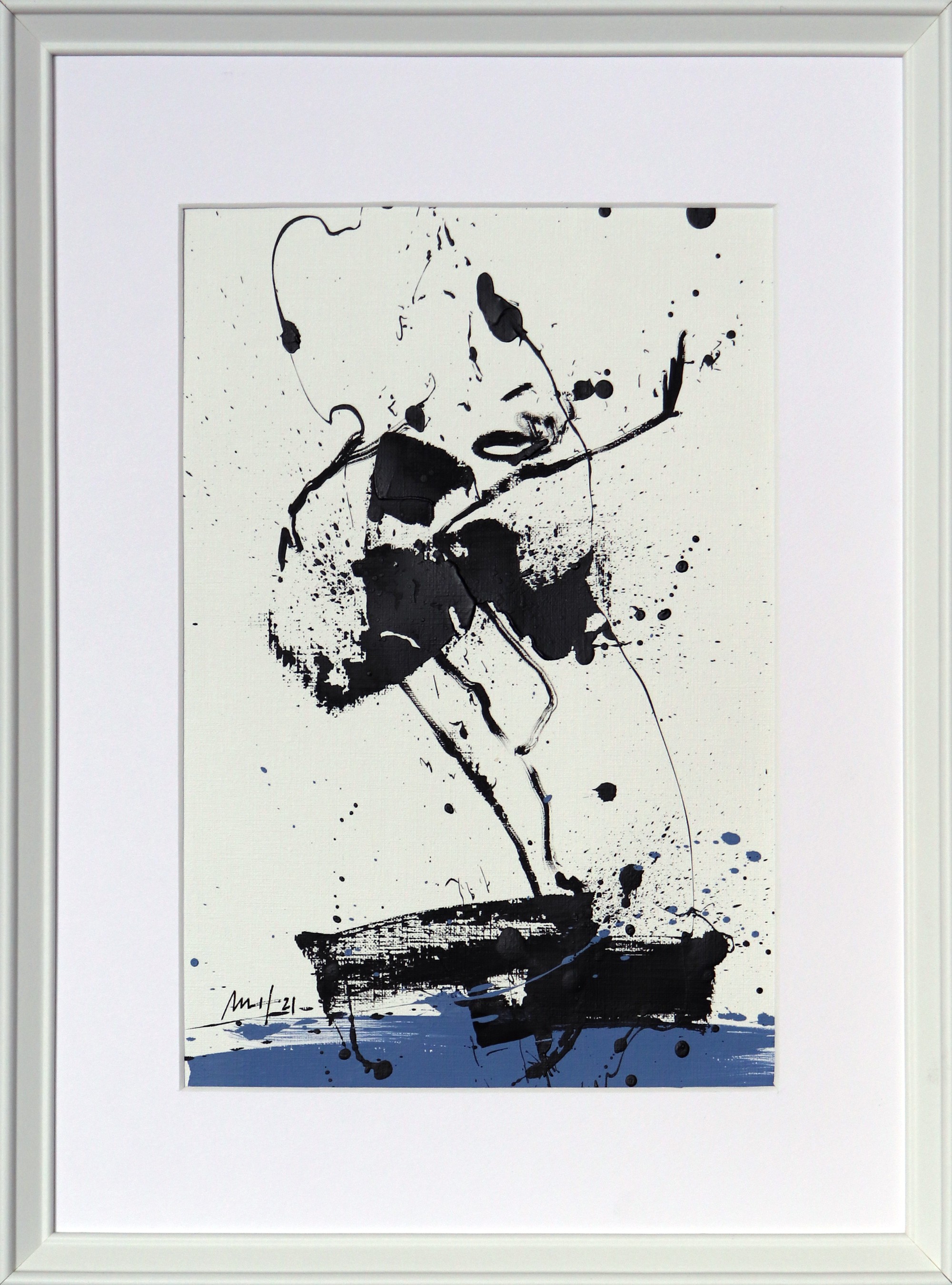 Mario Henrique, Spontaneous Ballerina no. 1, Blue Series III Mario Henrique, Spontaneous Ballerina no. 1, Blue Series III