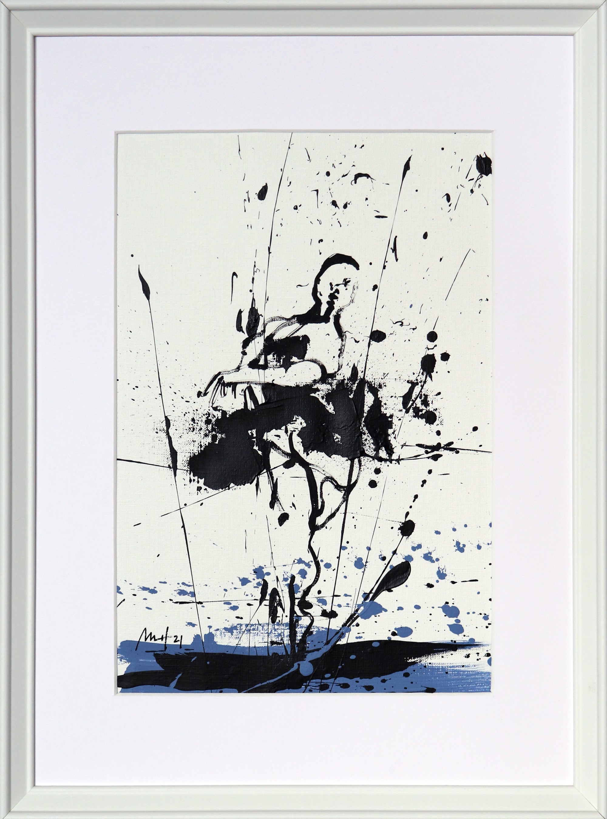 Mario Henrique, Spontaneous Ballerina no. 2, Blue Series III Mario Henrique, Spontaneous Ballerina no. 2, Blue Series III