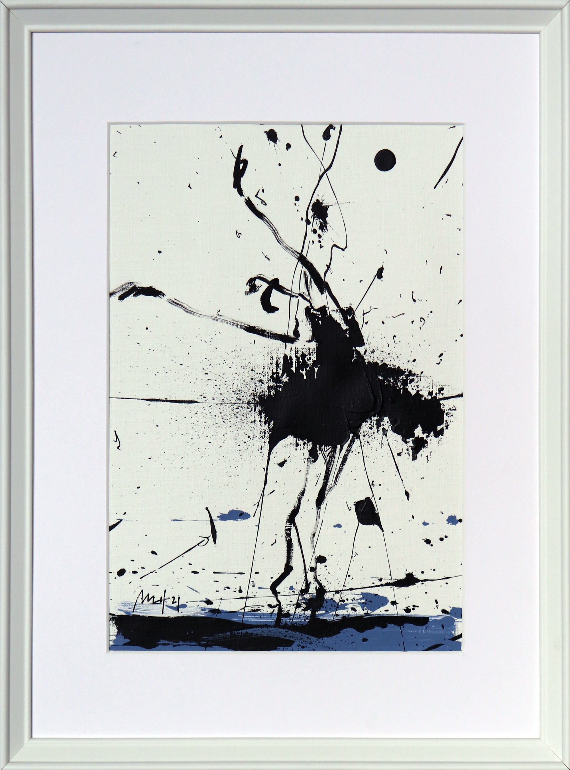 Mario Henrique, Spontaneous Ballerina no. 3, Blue Series XVII Mario Henrique, Spontaneous Ballerina no. 3, Blue Series XVII