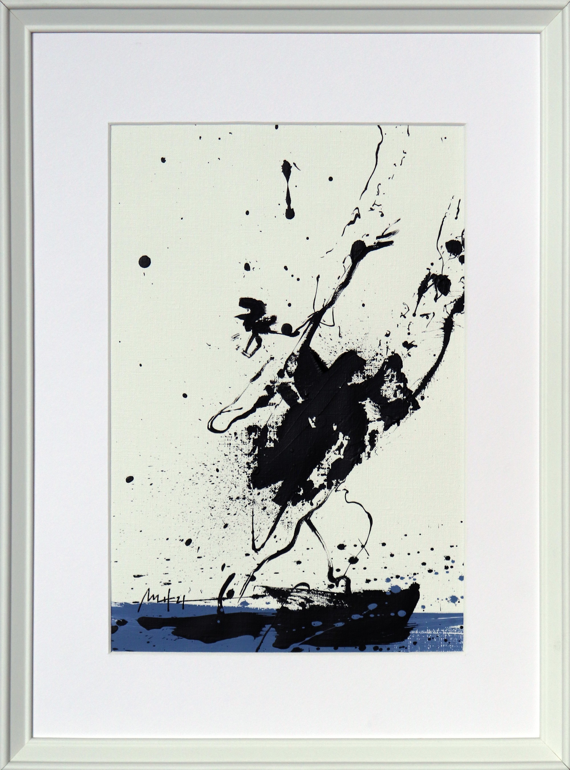 Mario Henrique, Spontaneous Ballerina no. 4, Blue Series XVII Mario Henrique, Spontaneous Ballerina no. 4, Blue Series XVII