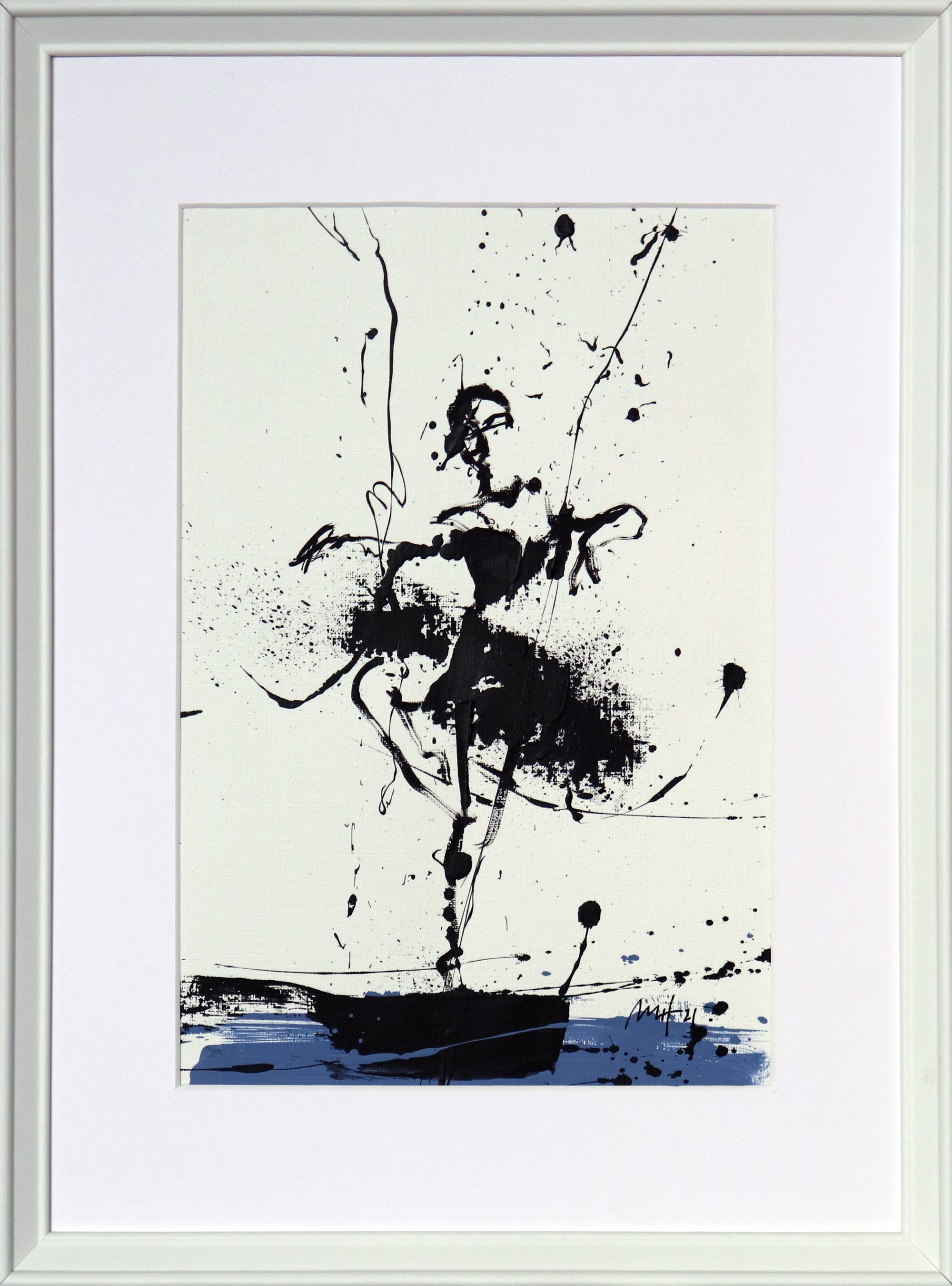 Mario Henrique, Spontaneous Ballerina no. 5, Blue Series XVII Mario Henrique, Spontaneous Ballerina no. 5, Blue Series XVII