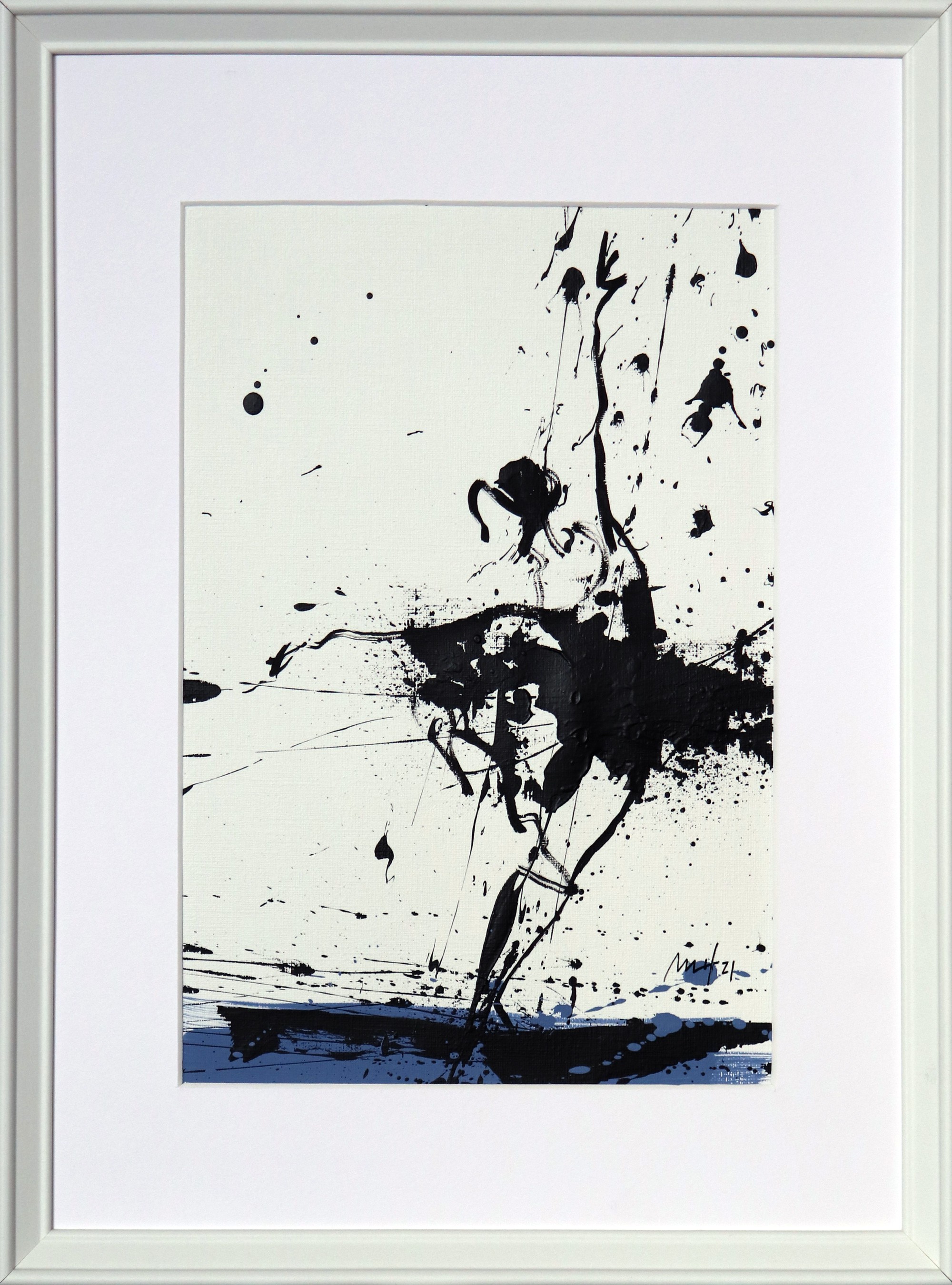 Mario Henrique, Spontaneous Ballerina no. 8, Blue Series XVII Mario Henrique, Spontaneous Ballerina no. 8, Blue Series XVII
