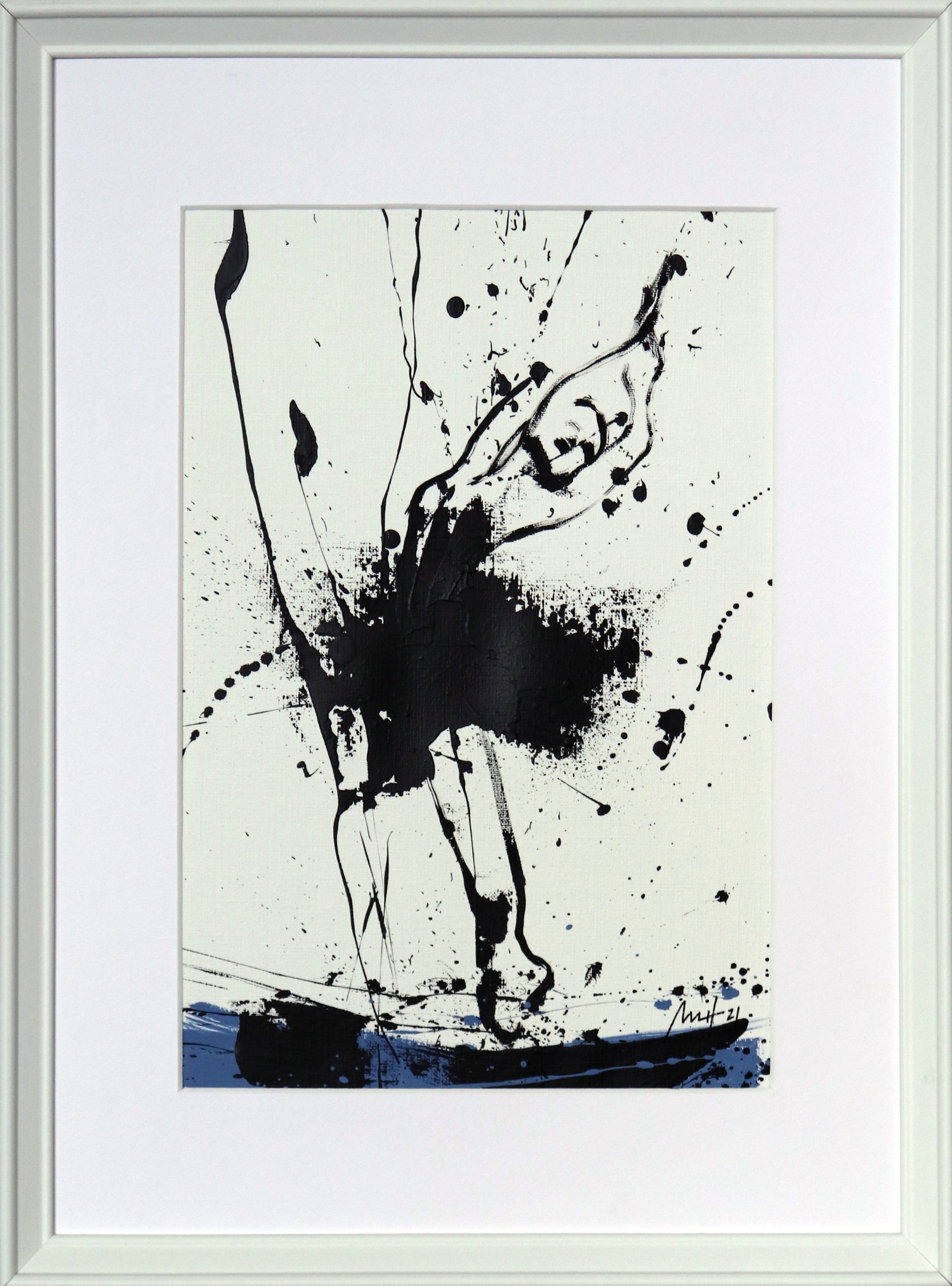 Mario Henrique, Spontaneous Ballerina no. 10, Blue Series III Mario Henrique, Spontaneous Ballerina no. 10, Blue Series III