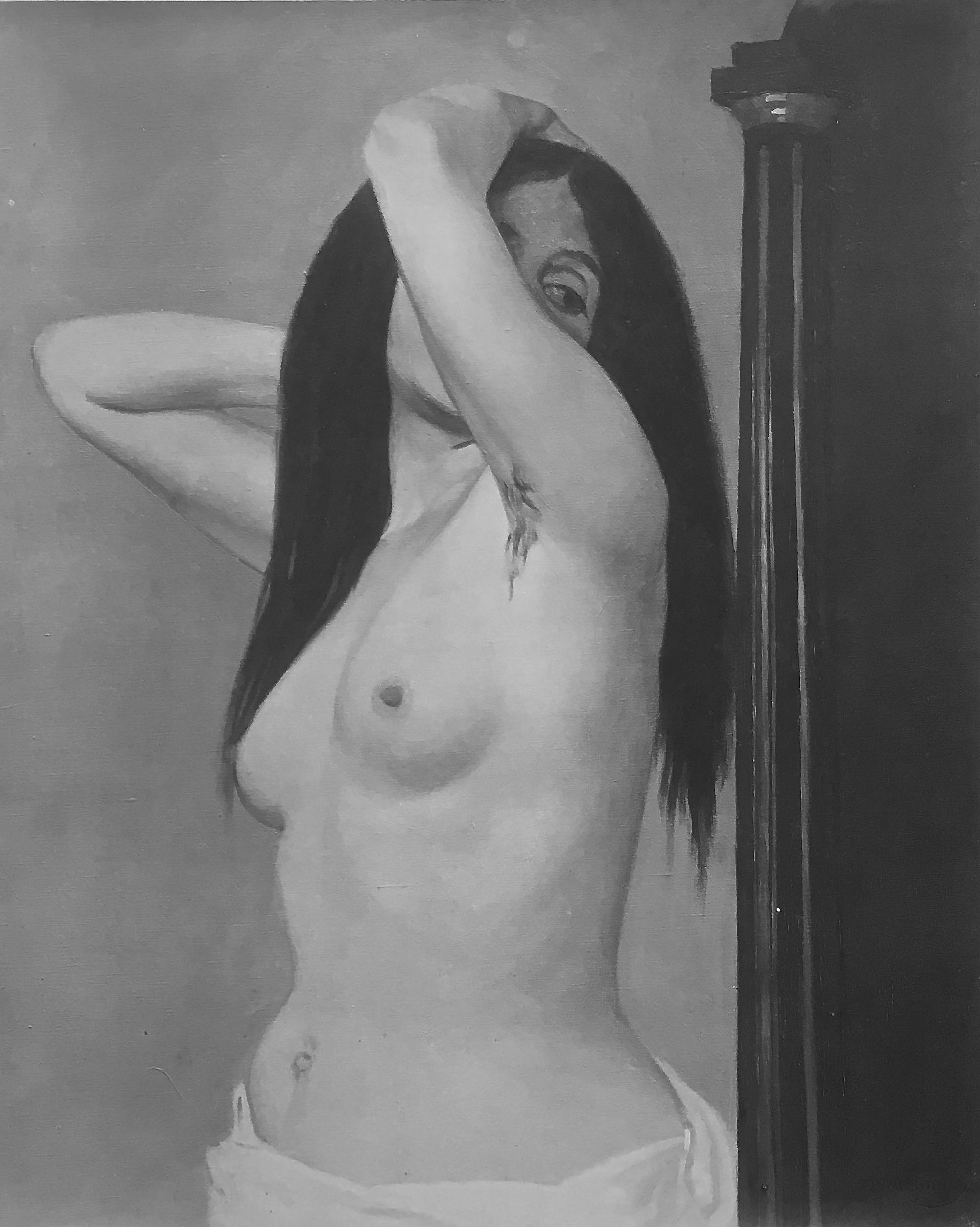 Eugène Druet, Félix Vallotton (1865-1925) Nue brune aux cheveux longs Nude with long black hair Eugène Druet, Félix Vallotton (1865-1925) Nue brune aux cheveux longs Nude with long black hair